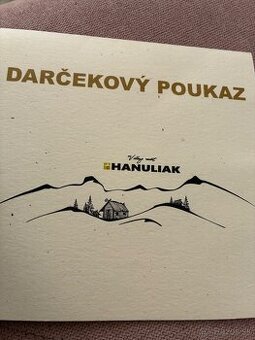 Darčekovy poukaz Vila Hanuliak - 1