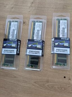 RAM Patriot PSD1G400  3x 1GB PC 3200 400Mhz CL3
