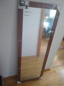 Nove zrkadlo v drevenom rame 120x40cm - 1