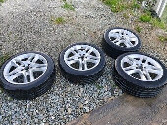 Predám takmer nové letné 17" gumy na hliníkových diskoch