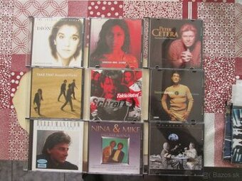 20 cd pop, rock, cd sú v slim obaloch