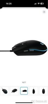 Predám Hernú myš Logitech G203 Pridigy