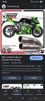 Výfuk mivv kawasaki zx10r 2016