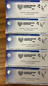 LOVESTREAM Festival lístky
