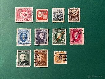 Predám poštové známky (slovenský štát atď)