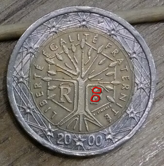 2 Euro - rok 2000 Francuzsko - x21