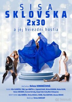 Predám 2 lístky na dnes Sisa Sklovská 2 x 30