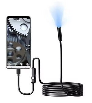 Inspekcna endoskopická kamera 2 metrová s LED svetlom