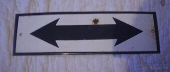 Stará smaltovaná tabulka- 35cm