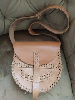 NOVÁ kožená originálna hand made kabelka (osobný odber)