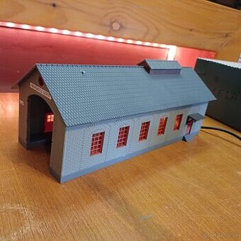 modelova zeleznica rusnove depo HO