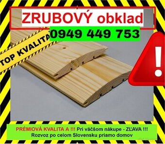 #311 Zrubový profil, Pologuľatý profil, Palubky 0949449753