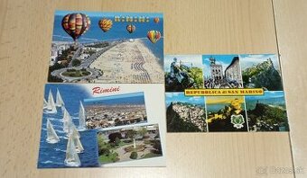 Pohľadnice (Taliansko-Rimini a San Maríno)