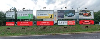 Billboardy - Bratislava - Lamačská cesta
