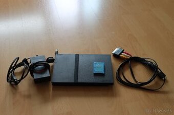 PlayStation 2 Slim SCPH-70004 | Komplet káble + Memory Card
