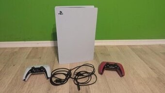 Playstation 5 ( bez veľkej krabice, zostala len mala biela )