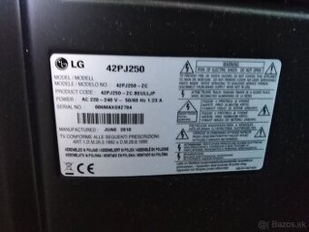 Televízor LG 42PJ250 - 1