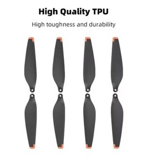 DJI Mini 4 Pro - TPU Vrtule (2 páry) (Orange), nove