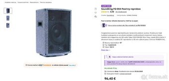 Pasivne reproduktory SOUNDKING 150W