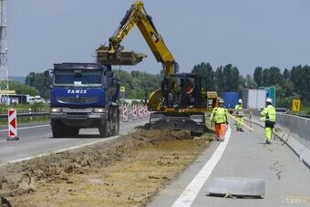 Stavebné práce na Diaľnici v CZ