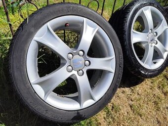 Originál Seat disky + letné pneu 205/45 r16, 6.5Jx16H2 ET43