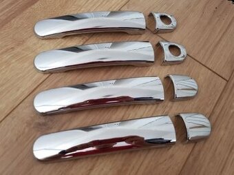 Chromovane klucky - podsalky pod klucky chromove krytky