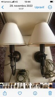 Nástenná lampa 2 kusy