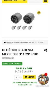 Uloženie riadenia bmw e46 meyle HD novy diel