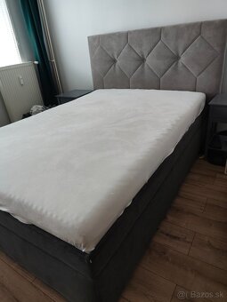 Manželská posteľ 140x200 s úložným priestorom - 1