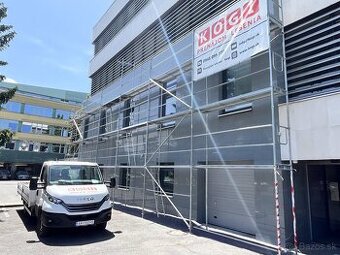 prenájom lešenia s montážou, demontážou a dopravou.