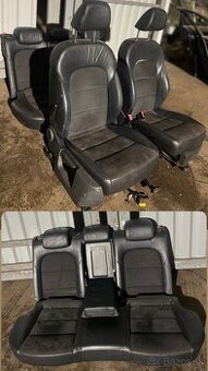 VW GOLF 5/6, sedacky, alcantara & koža, vyhrievané