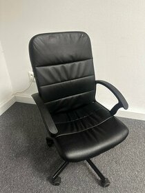 Kancelárska stolička - kožená