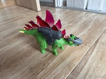 Robo Alive Stegosaurus svietiaci v tme
