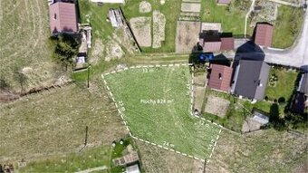 Predaj stavebného pozemku 828 m2 v obci Raková