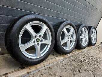 Letná Sada Borbet 215/55 R17 Škoda Superb, Karoq,Passat
