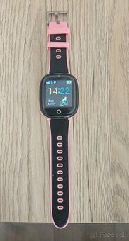 Detské GPS hodinky na SIM kartu Hw11 ružové