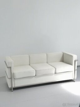 SEDAČKA BAUHAUS LE CORBUSIER WHITE - 3 MIESTNA - 1