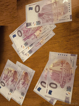 ☀️ SLOVENSKÉ 0 EURO bankovky, vojenské motívy ☀️