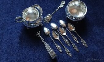 Striebro –kávová sada-R15–Nemecko-197g -REZERVOVANÉ