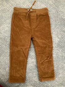 2 ks NOVÉ Detské sviatočné zateplené nohavice veľ.92/98