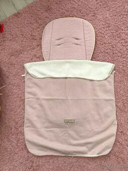 Pinkie podlozka + nepadavá deka