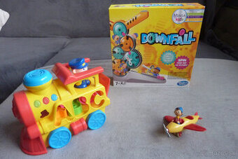 Hudobný a interaktívny vláčik-rušeň,rušňovodič,písmená,čísla