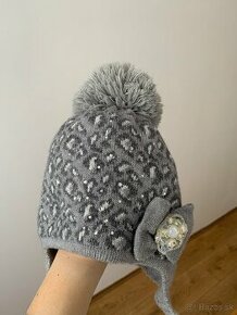 Zimná dievčenská čiapka zn. Barbaras 52-54 cm (3-5 rokov)