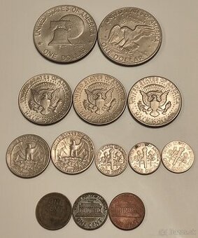 USA mince – zberateľský lot - 13 ks