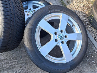 hliníkové disky Audi, VW 5x112 17" pneu 215/55 r17