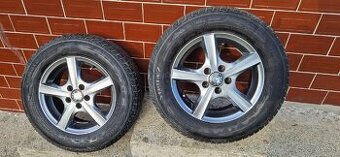 Disky 5x100 r14 +letné pneumatiky 5mm dezen