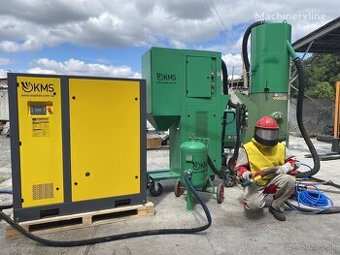 set pieskovačka CONTRACOR + skrutkový kompresor COMPRAG