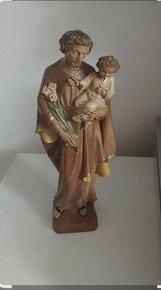 Ručná práca Svätý Jozef s dieťaťom