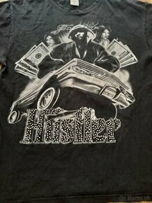 Vintage Old School Hip Hop Tričko Hustler XL