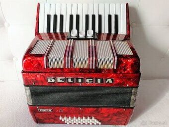 Predam akordeon Delicia Junior 32bas., TOP stav...